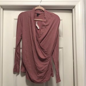 Mauve long sleeve shirt